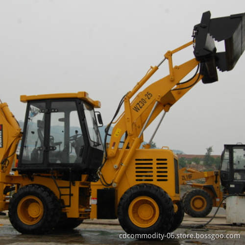 4 عجلات محرك جديد خلفي WZ30-25 Loader Backhoe مع السعر
